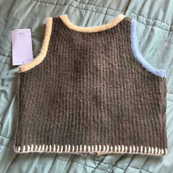 New dead stock Color block sweater vest - Picture 6 of 7